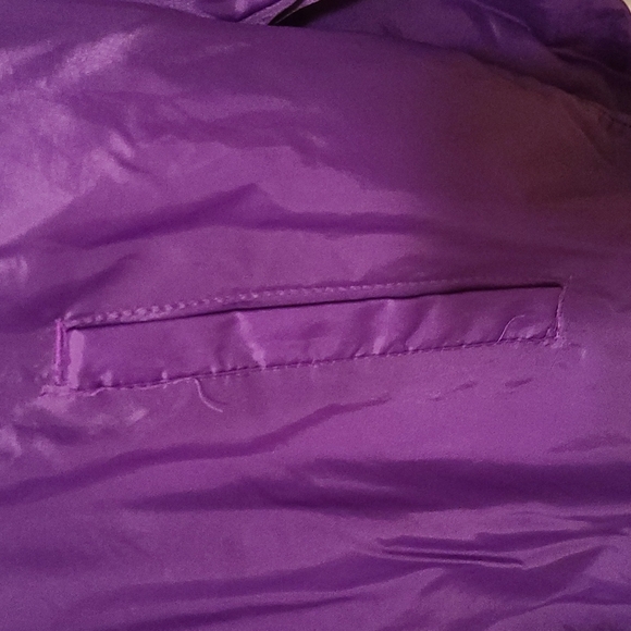 AUGUSTA Purple fully lined Snap closure wind jacket - Size Medium - Picture 2 of 4